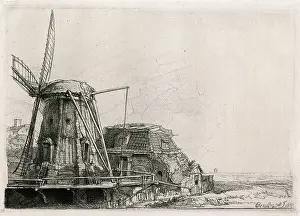 Dilapidated: Windmill, Rembrandt