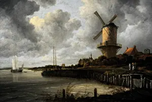 Rijksmuseum: The Windmill at Wijk bij Duurstede, c. 1668-1670 by Jacob Is