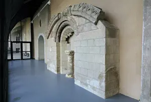 1021: Window arch, Abbaye Saint Nicolas, Angers, Maine-et-Loire