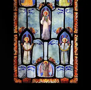 Baix: Window, Basilica, Santa Maria monastery, Montserrat