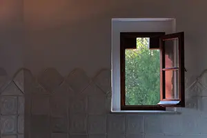 Gaudis: Window, Bathroom, El Capricho de Gaudi, Comillas