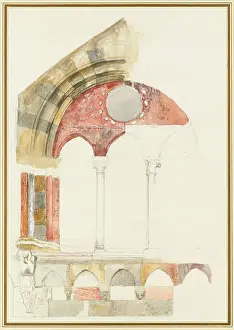 Wove: A Window of the Broletto, Como
