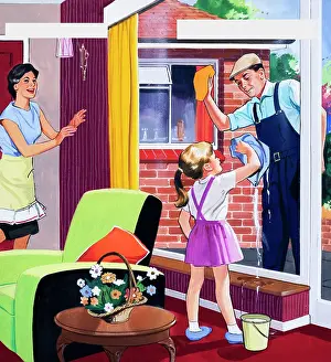 Look & Learn Nursery Material: Window Cleaner