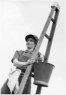 WINDOW CLEANING GIRL