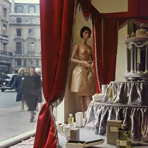 Window of department store, London