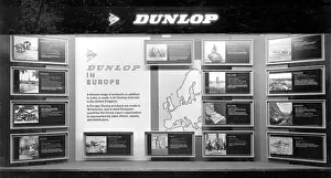 Dunlop: Window display for Dunlop's Dunlop in Europe