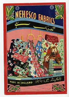 Fabrics: Window display, Nehesco Fabrics