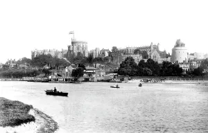 Brocas: Windsor, the Castle from Brocas 1890