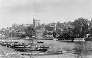 Berkshire: Windsor Castle from The Brocas