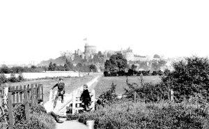Clewer: Windsor, Castle from Clewer Path 1890