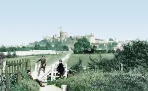 Clewer: Windsor, Castle from Clewer Path 1890