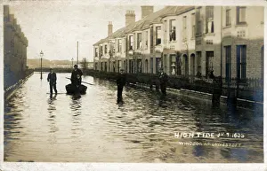 Lowestoft: Windsor Road in Flood, Lowestoft, Suffolk
