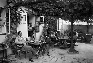 Grinzing: Wine bar in Vienna, 1936