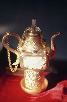 Ewer: Wine ewer from an emperor's tomb, China