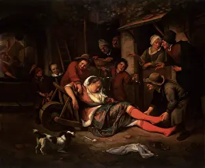 Steen: Wine is a Mocker, by Jan Steen
