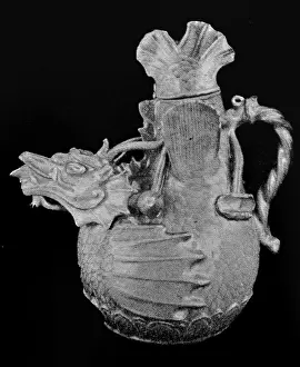 Glaze: A Wine Pot Shaped as a Carp-Dragon, from 11th-12th