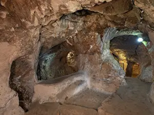 Republic Of Turkiye: Wine press, Derinkuyu, Cappadocia, Turkey
