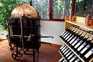 Taps: Winemaking equipment, Camara de Lobos, Madeira, Portugal