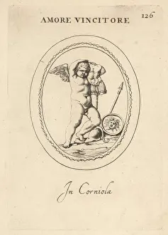 Roman God: Winged figure of Amor Victorious
