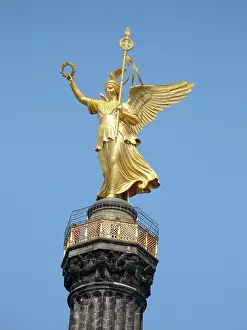Eisleben: Winged Victoria figure, Siegessaule, Berlin, Germany