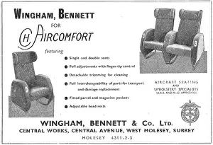 Wingham: Wingham Bennett Aircraft Seating & Upholstery