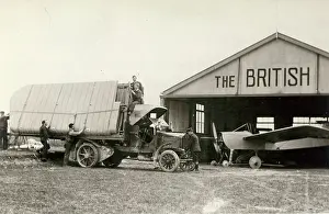 Larkhill: The wings of the Bristol-Coanda Monoplane arrive at Larkhill