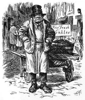 Shellfish: Winkle seller, 1869