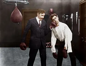 Bouts: Winner and loser in boxing match