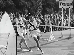 Marathons: The two winners in the marathon Son