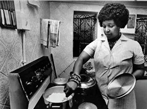Kumalo: Winnie Mandela preparing a meal in the kitchen