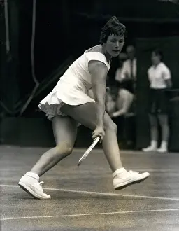 Wightman: Winnie Shaw in tennis match at Wimbledon