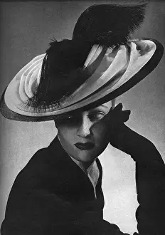 Millinery: Winning hat, 1945