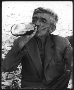 Swigging: WINO WITH BOTTLE