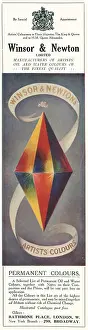 Winsor: Winsor and Newton Advertisement