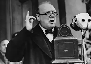 Enlargement: Winston Churchill, 1939