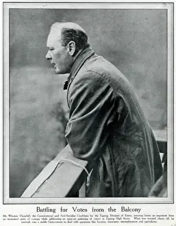 Electioneering: Winston Churchill electioneering