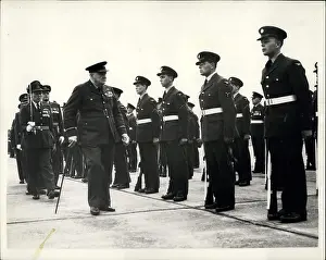 Esher: Winston Churchill inspects RAF Squadron, Biggin Hill
