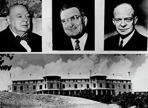 Laniel: Winston Churchill, Joseph Laniel, Dwight D Eisenhower