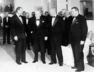 Laniel: Winston Churchill, Joseph Laniel, Dwight D Eisenhower