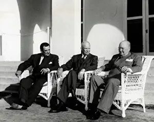 Laniel: Winston Churchill, Joseph Laniel, Dwight D Eisenhower