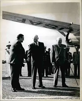 Kindley: Winston Churchill, Joseph Laniel, Dwight D Eisenhower
