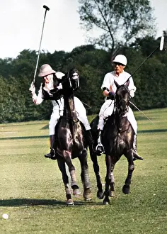 Roehampton: Winston Churchill playing polo