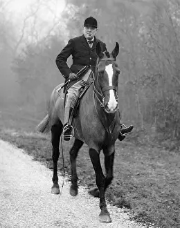 Westminsters: Winston Churchill riding, c.1928