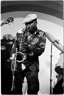 Ngozi: Winston Mankunku Ngozi. Rainbow, Durban 1993 @ Cedric