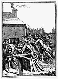 Coldest: Winter 1709, bread distributed at Louvre