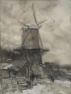 Polder: A Mill in the Winter