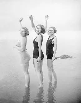 Great British Holiday: Winter Bathers 1930s