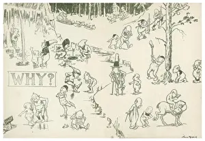Sledging: Winter Cartoon (Front)