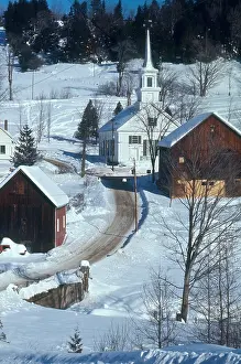 Vermont: Winter Countryside