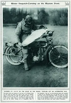 Newsham: Winter dispatch carrying on the Western Front 1917